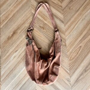 Free People New Roma Suede Shoulder Bag